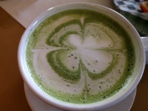 green tea latte