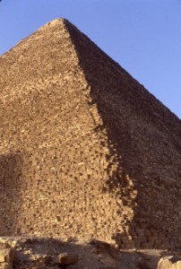 #3a Not the side of the Great Pyramid we climed! 1983