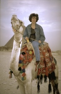 Me not smiling at the Great Pyramid