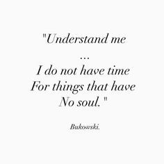 no soul