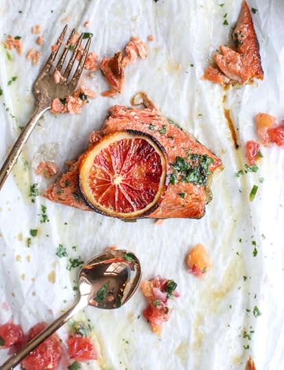 winter citrus butter salmon I howsweeteats.com