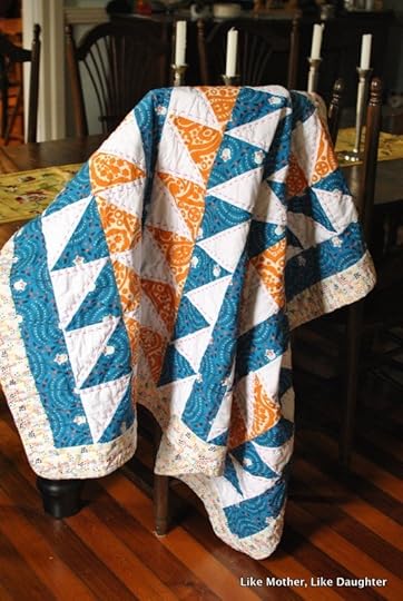 Flying Geese Quilt -- Like Mother, Like Daughter