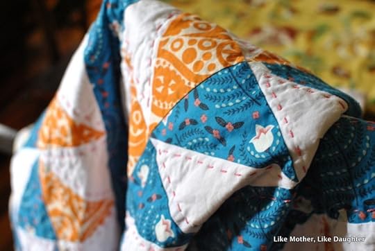 Flying Geese Quilt -- Like Mother, Like Daughter