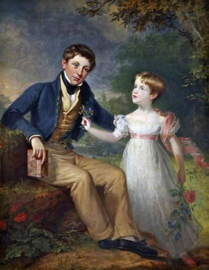 The Children of Captain R. D. Pritchard (1827) by Philip August Gaugain (1791–1865) Walker Art Gallery
