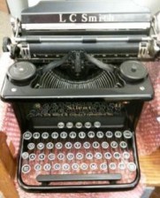 Biddy's typewriter