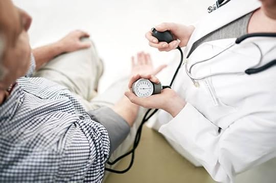 Your blood pressure is a little high...