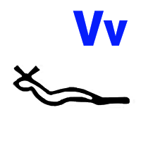 Letter V in Egyptian Hieroglyphics