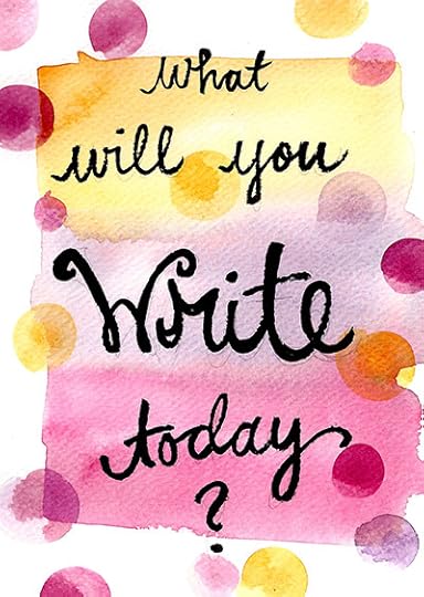 1-WhatWillYouWriteToday