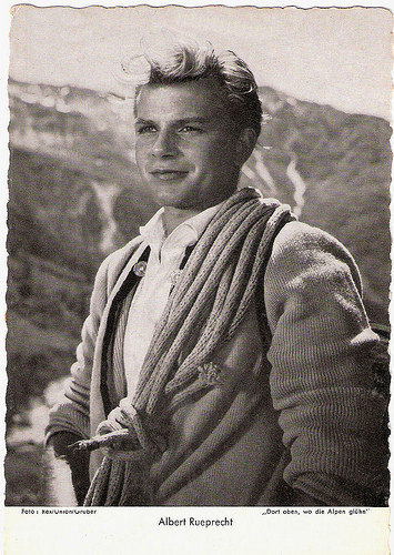 Albert Rueprecht in Dort oben, wo die Alpen glühen (1956)
