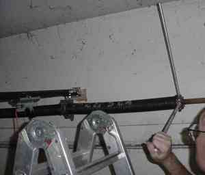 back winding a garage door torsion spring