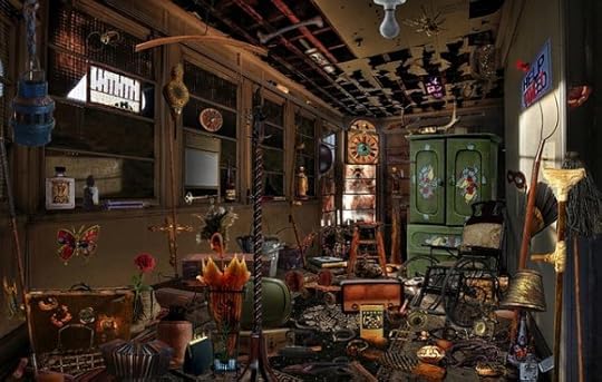 disorganized garage