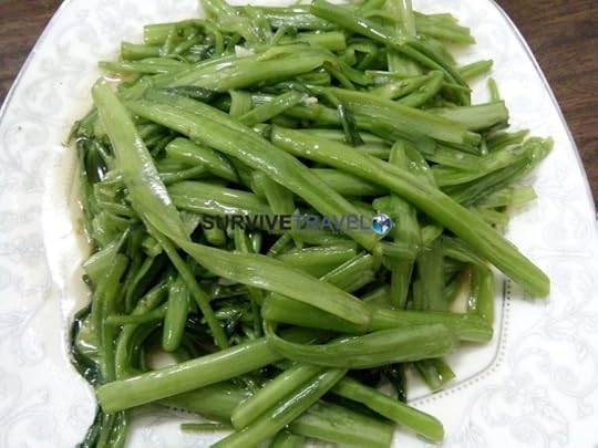 Delicious Cambodian Foods (16) - Fried Morning Glory - Survive Travel