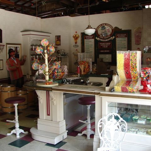 Old-fashioned candy store