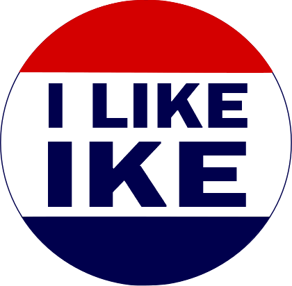 I Like Ike campaign button