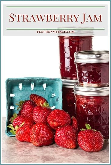 Homemade Strawberry Jam recipe via flouronmyface.com