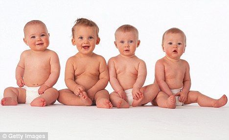 four babies: 