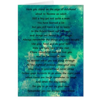 A Card for Our Son