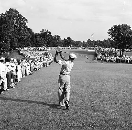 Ben Hogan's 1 iron shot at the 1950 US Open by Hy Peskin