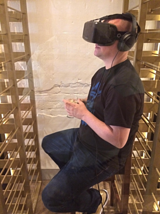 Camper in 3D virtual reality