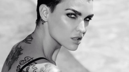 Image result for ruby rose black and white