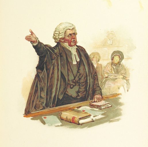 Image source: The British Library's public domain collection. Taken from page 109 of 'Pictures from Dickens with readings. With illustrations by H. M. Paget, Fred Barnard, etc.' 
