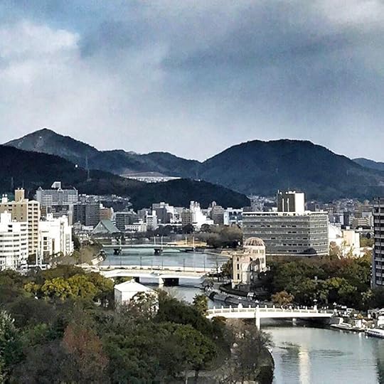 Hiroshima today. The dome in the lower right corner is the ground zero.