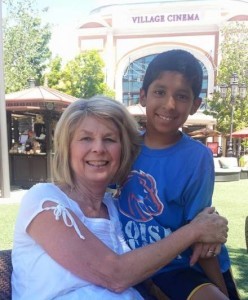 Brandon and me