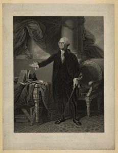 George Washington, painted by G. Stuart; engraved by H.S. Sadd, N.Y. 1844. Prints and Photographs Division. 