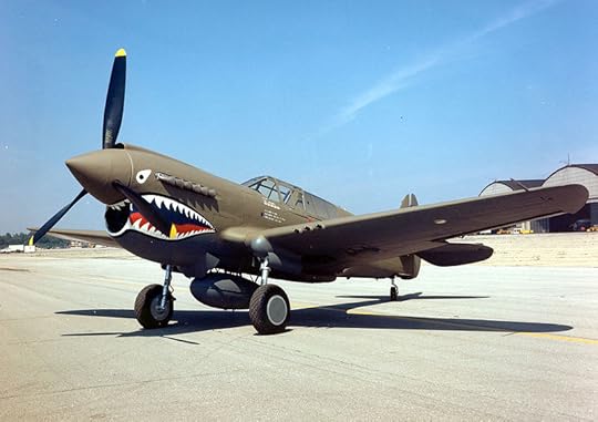 Curtiss P-40E with Flying Tigers paint scheme at National Museum of the US Air Force, Dayton, OH (Photo: National Museum of the US Air Force)