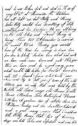 John Cooter post-war letter to siblings