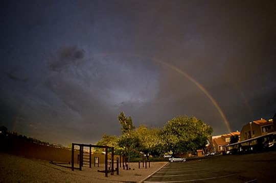 Rainbows after a storm