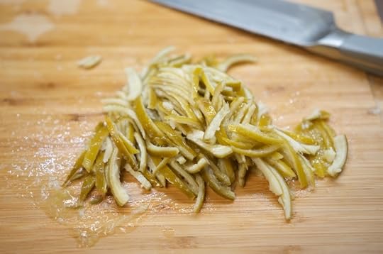 chopped rind for lemon lime marmalade