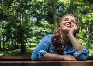 a woman who has discovered how to be lucky
