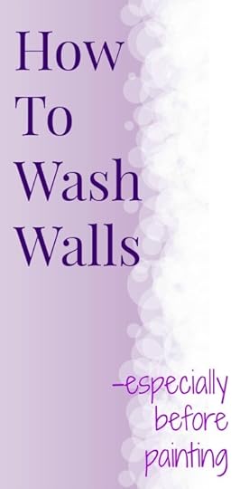 how to wash walls