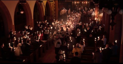 Candlemas Procession. Image copyright The Parish of All Saints, Dorchester, Massachusetts. Used with permission.