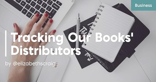 A woman's hand rests on a keyboard and next to her is a notebook and pen. The post's title 
