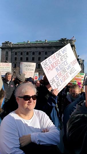 Image may contain: 1 person, crowd and outdoor