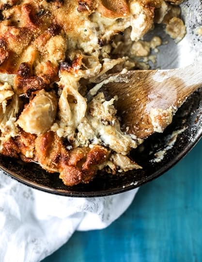 roasted cauliflower shells and cheese I howsweeteats.com 