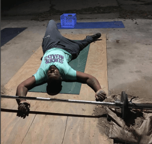 crossfitter after a wod