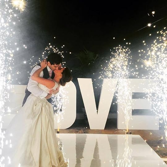 Jessica Ortner Wedding Fireworks