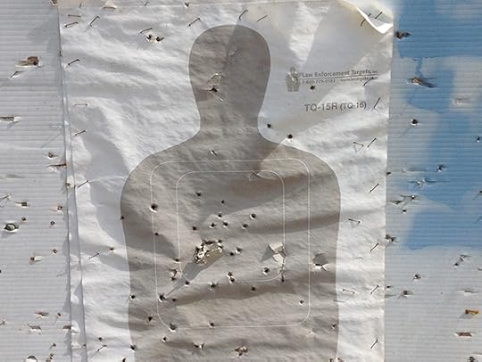 Richard Misrach, Border Patrol Target #3 (detail), near Gulf of Mexico, Texas, 2013 © the artist 