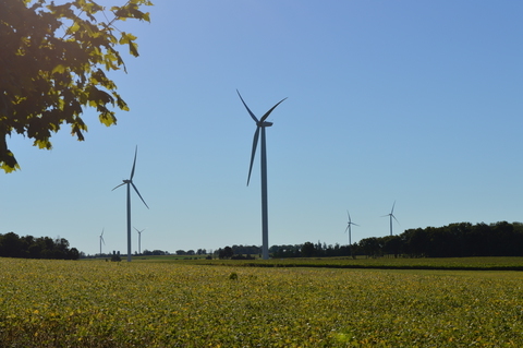 Photo: Ontario's first community wind farm powers almost 7,000 homes