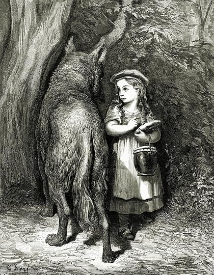 Riding Riding Hood by Gustav Dore