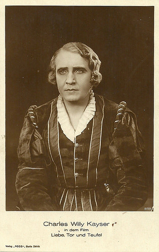 Charles Willy Kayser in Liebe, Tor und Teufel (1922)