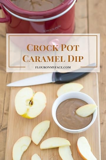 Crock Pot Caramel Apple Dip recipe via flouronmyface.com