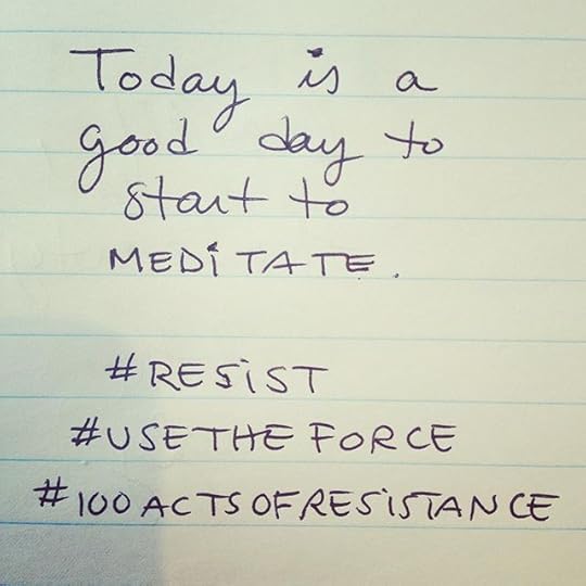 Resist #resist #100actsofresistance #usetheforce