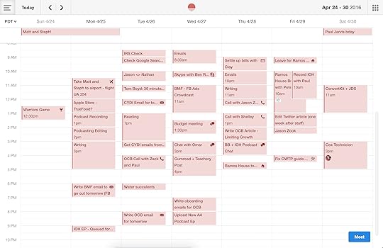 Jason Zook's Sunrise Calendar
