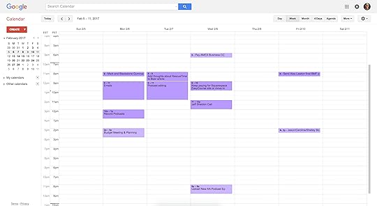 Jason Zook's Google Calendar
