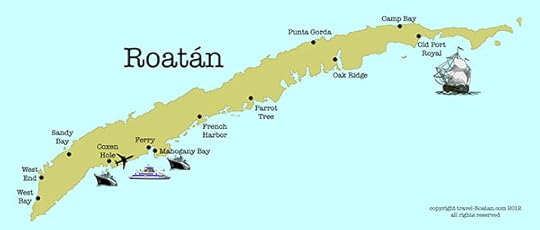 Roatan Map