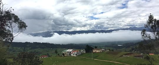Low clouds in the distance